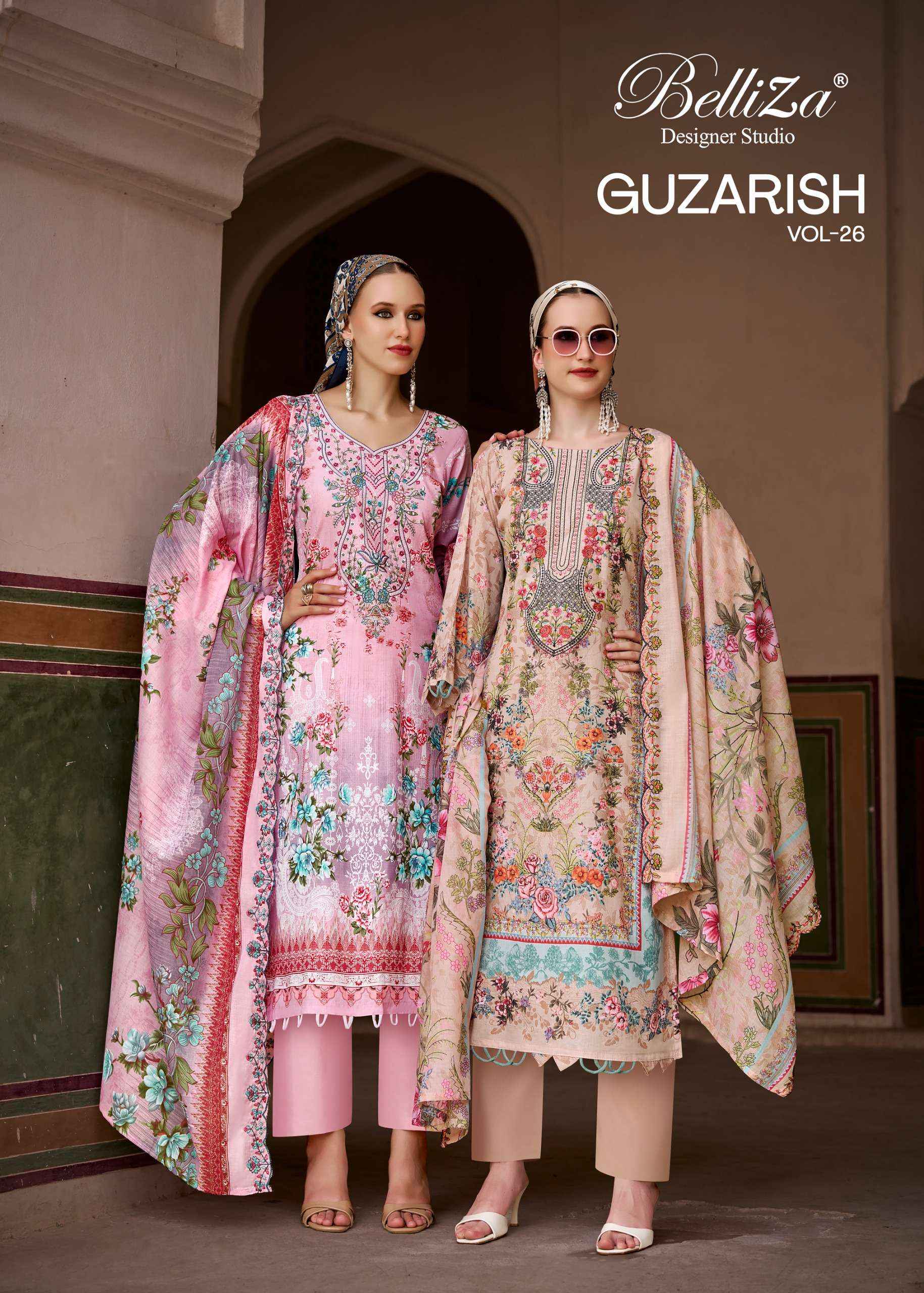BELLIZA GUZARISH VOL 26 present Wholesale designer Dress material in ...