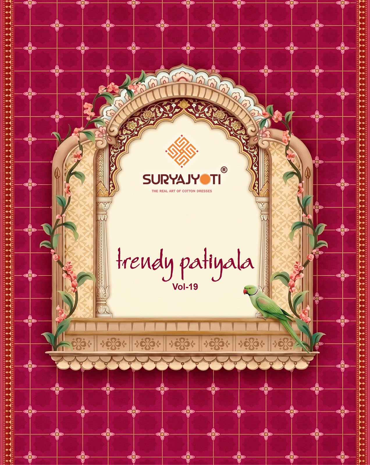 SURYAJYOTI TRENDY PATIYALA VOL 19 present Wholesale designer Dress ...