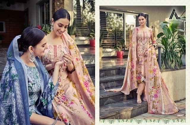 Adan Libas Naira Vol 28 Cotton Dress Material 10 pcs Catalogue