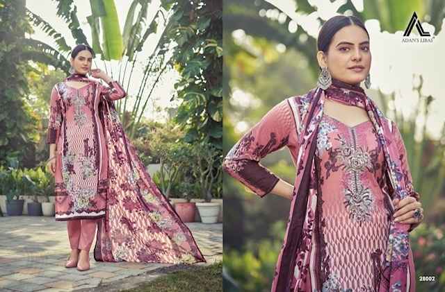 Adan Libas Naira Vol 28 Cotton Dress Material 10 pcs Catalogue