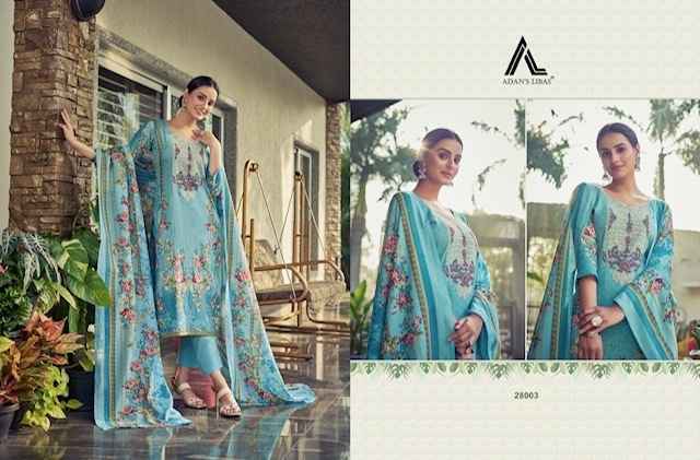 Adan Libas Naira Vol 28 Cotton Dress Material 10 pcs Catalogue