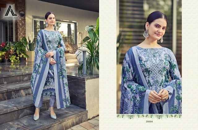 Adan Libas Naira Vol 28 Cotton Dress Material 10 pcs Catalogue