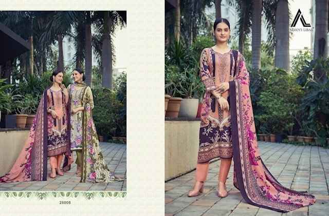 Adan Libas Naira Vol 28 Cotton Dress Material 10 pcs Catalogue