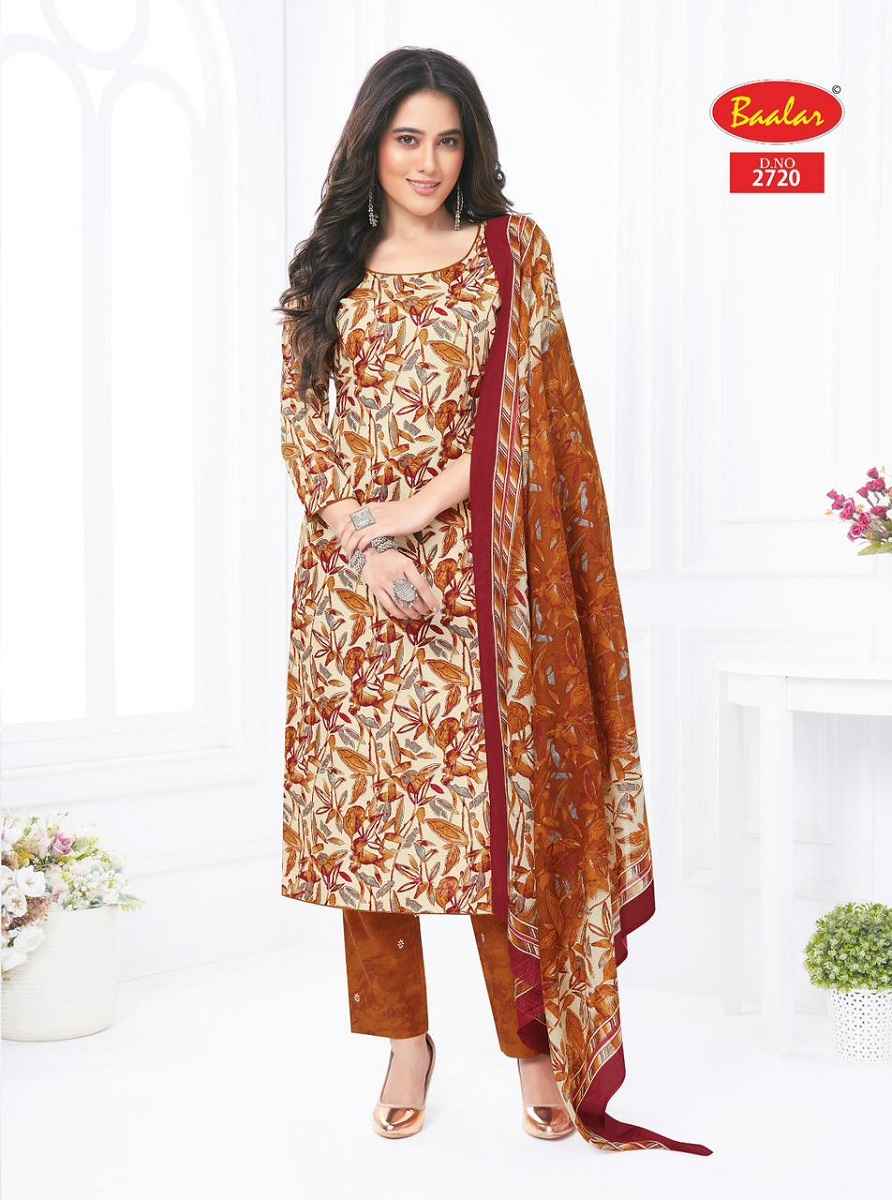 Baalar Zaara Vol 27 Cotton Dress Material 18 pcs Catalogue