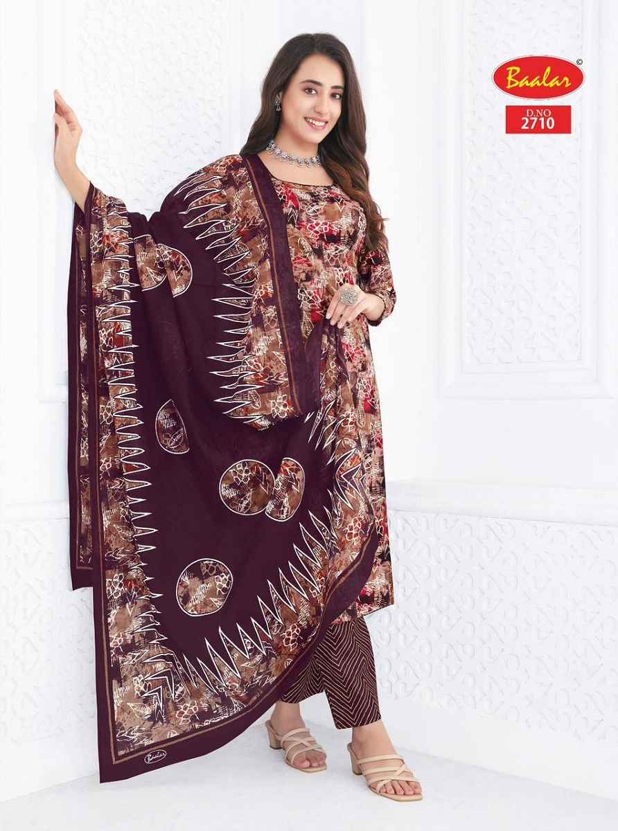 Baalar Zaara Vol 27 Cotton Dress Material 18 pcs Catalogue