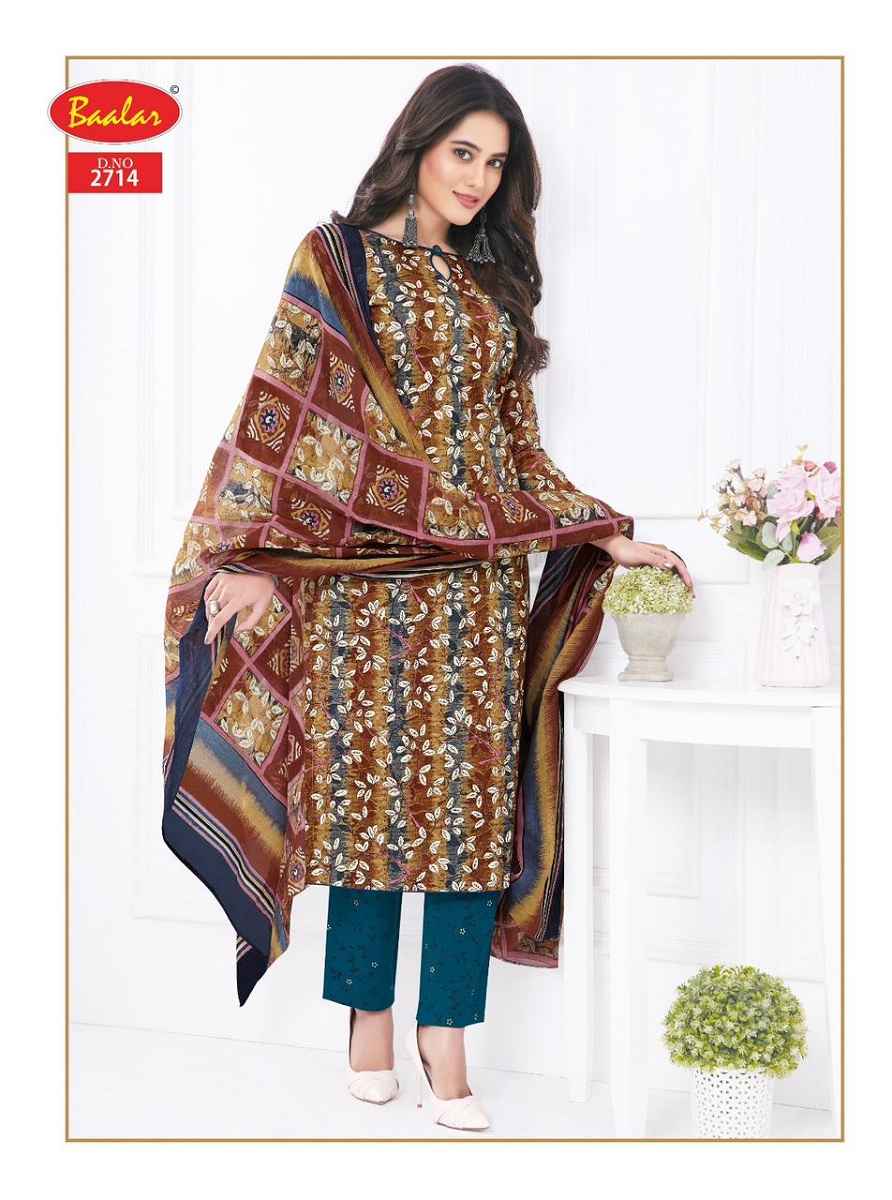 Baalar Zaara Vol 27 Cotton Dress Material 18 pcs Catalogue