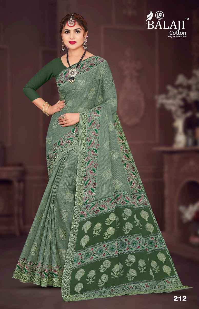 Balaji Anushka Vol 2 Cotton Saree 12 pcs Catalogue