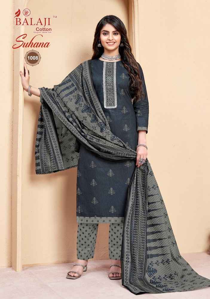 Balaji Suhana Vol 1 Cotton Dress Matrial 8 pcs Catalogue