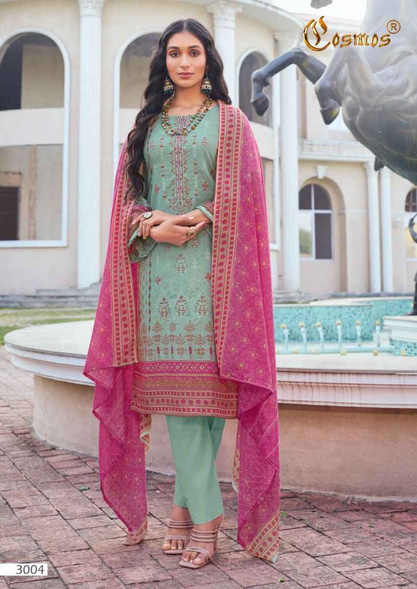 Cosmos Noor Embroidered Vol 3 Lawn Dress Material 10 pcs Catalogue