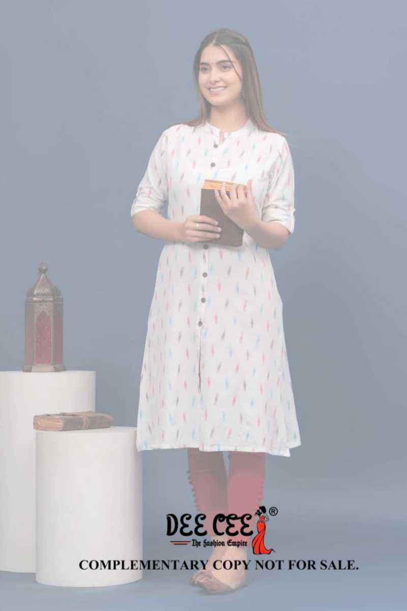 Dee Cee Ikkat Cotton Dress Material 6 pcs Catalogue