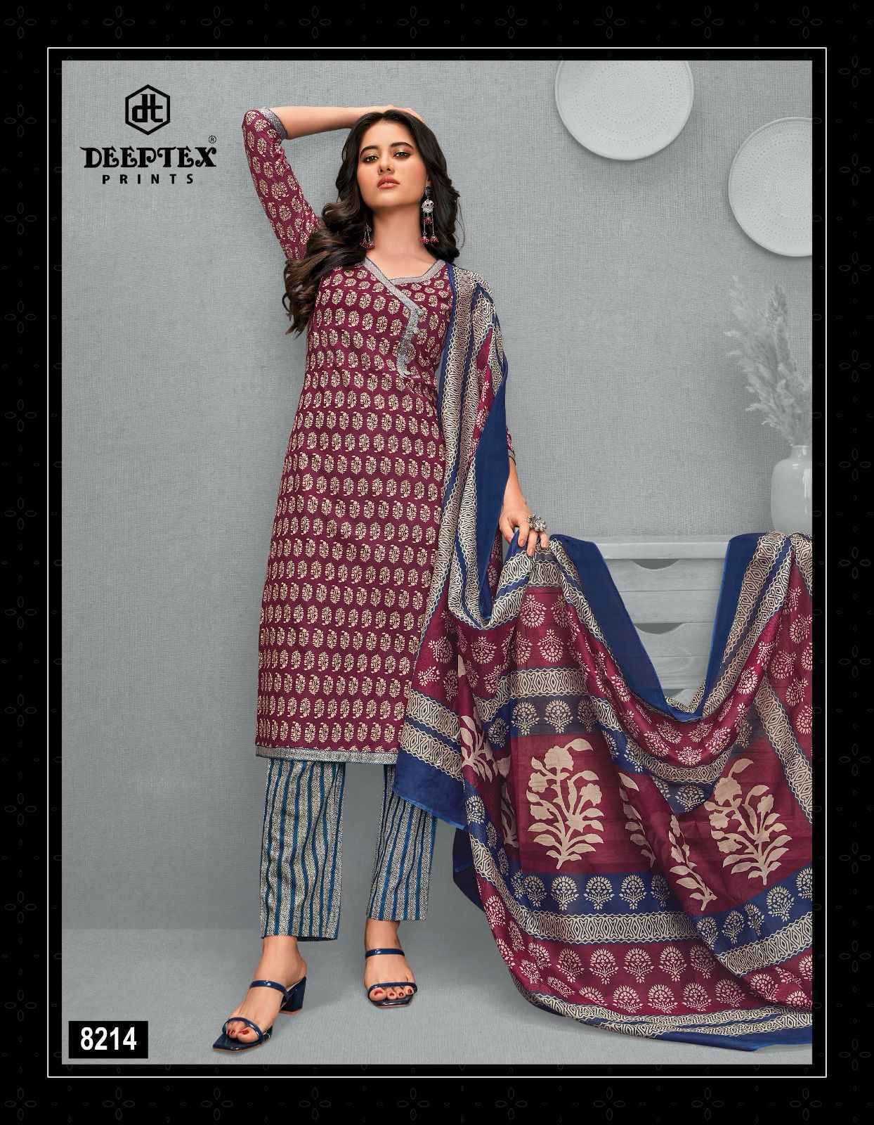 Deeptex Miss India Vol 82 Cotton Dress Material Best Quality Suits