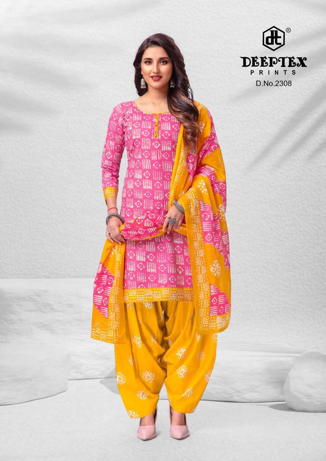 Deeptex Prints Batik Plus Vol 23 Cotton Dress Material 10 pcs Catalogue