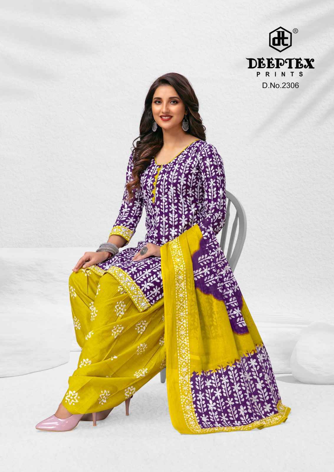 Deeptex Prints Batik Plus Vol 23 Cotton Dress Material 10 pcs Catalogue