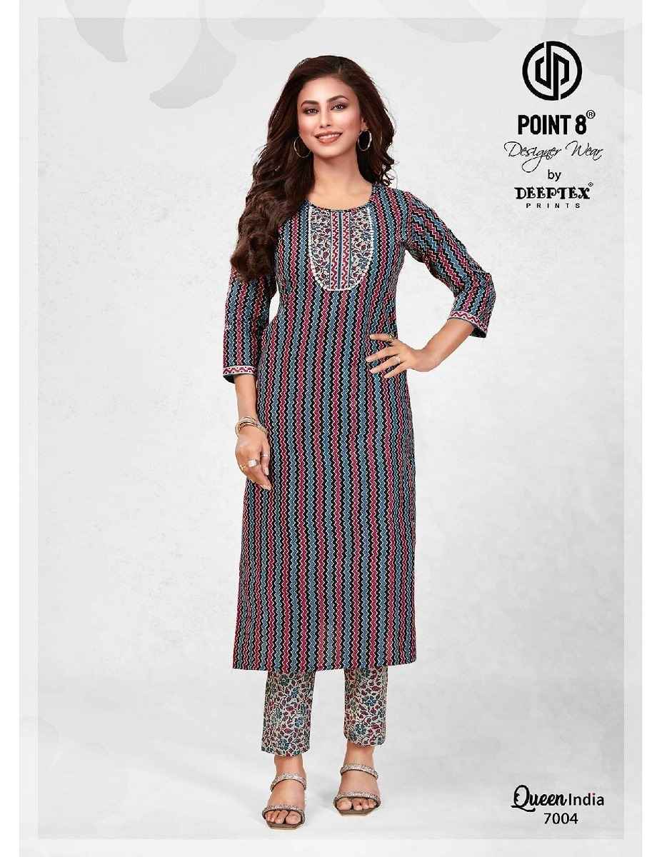 Deeptex Queen India Vol 7 Cotton Kurti With Pant Best Kurtis At Affordable Prices