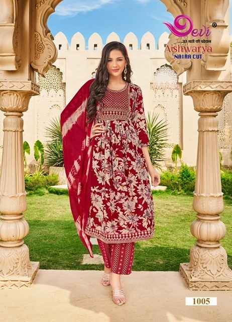Devi Aishwarya Vol 1 Rayon Kurti Combo 8 pcs Catalogue