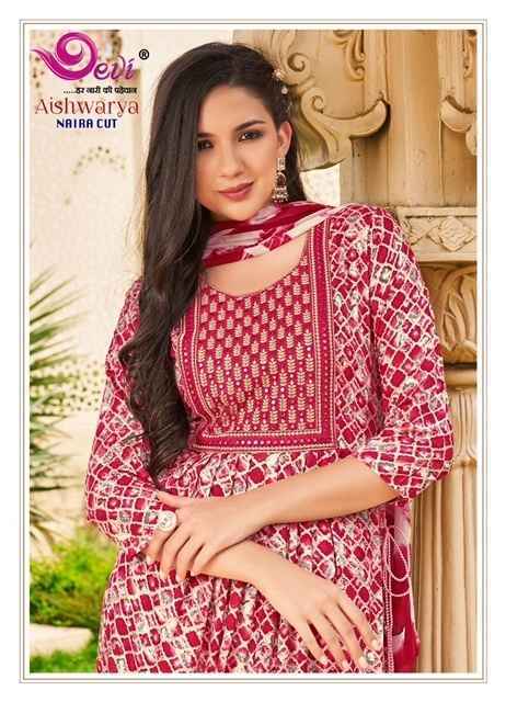 Devi Aishwarya Vol 1 Rayon Kurti Combo 8 pcs Catalogue