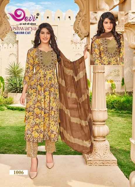 Devi Aishwarya Vol 1 Rayon Kurti Combo 8 pcs Catalogue