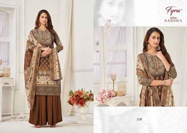 Fyra Designing Hub Sahiba Heavy Lawn Dress Material 10 pcs Catalogue