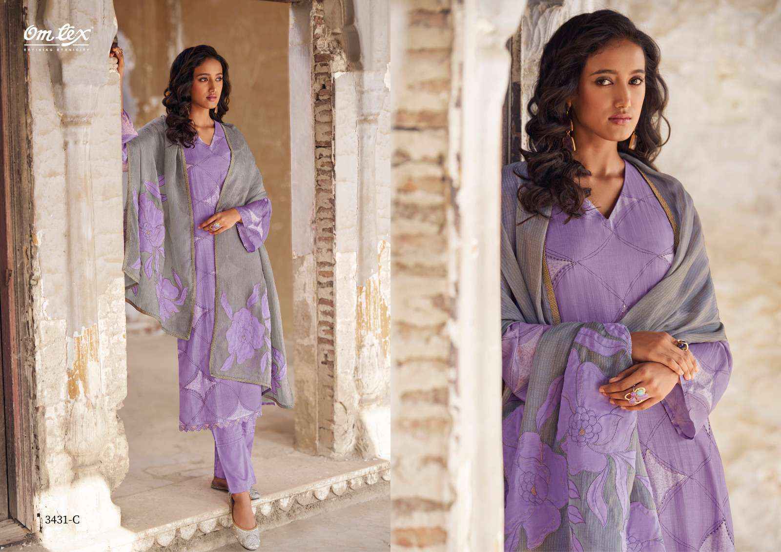 Ganga Nikhara Silk Dress Material 4 pcs Catalogue