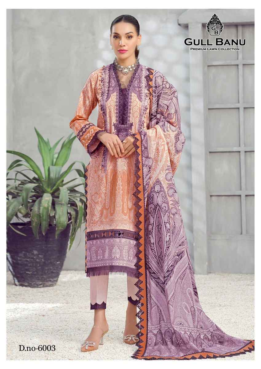 Gull Aahmed Gull Banu Vol 6 Lawn Cotton Dress Material 6 pcs Catalogue