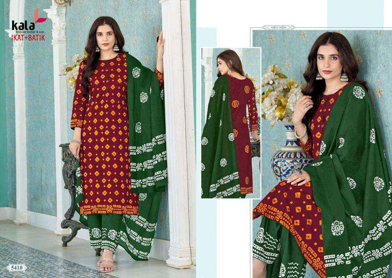 Kala Fashion Batik Plus Ikkat Vol 1 Cotton Dress Material 12 pcs Catalogue