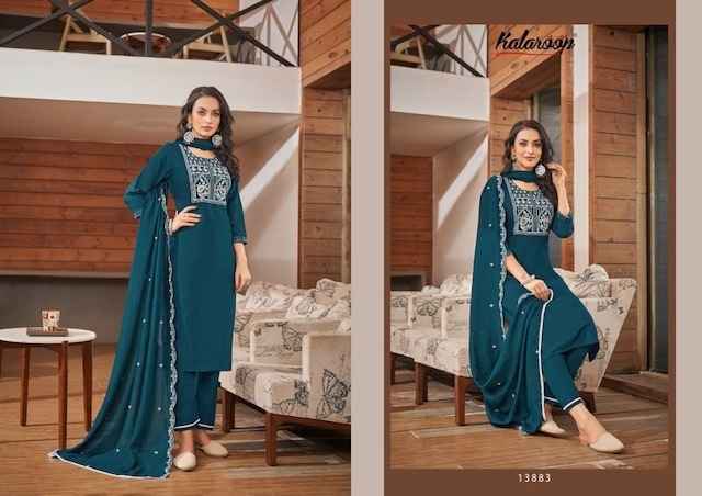 Kalaroop Blossom Rayon Kurti Combo 6 pcs Catalogue