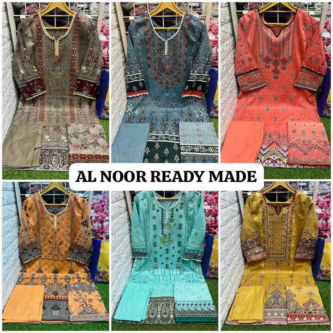 Keval Fab Al Noor Vol 11 Readymade Cotton Dress 6 pcs Catalogue
