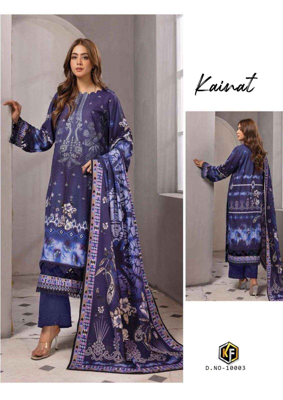 Keval Fab Kainat Vol 10 Lawn Cotton Dress Material 6 pcs Catalogue