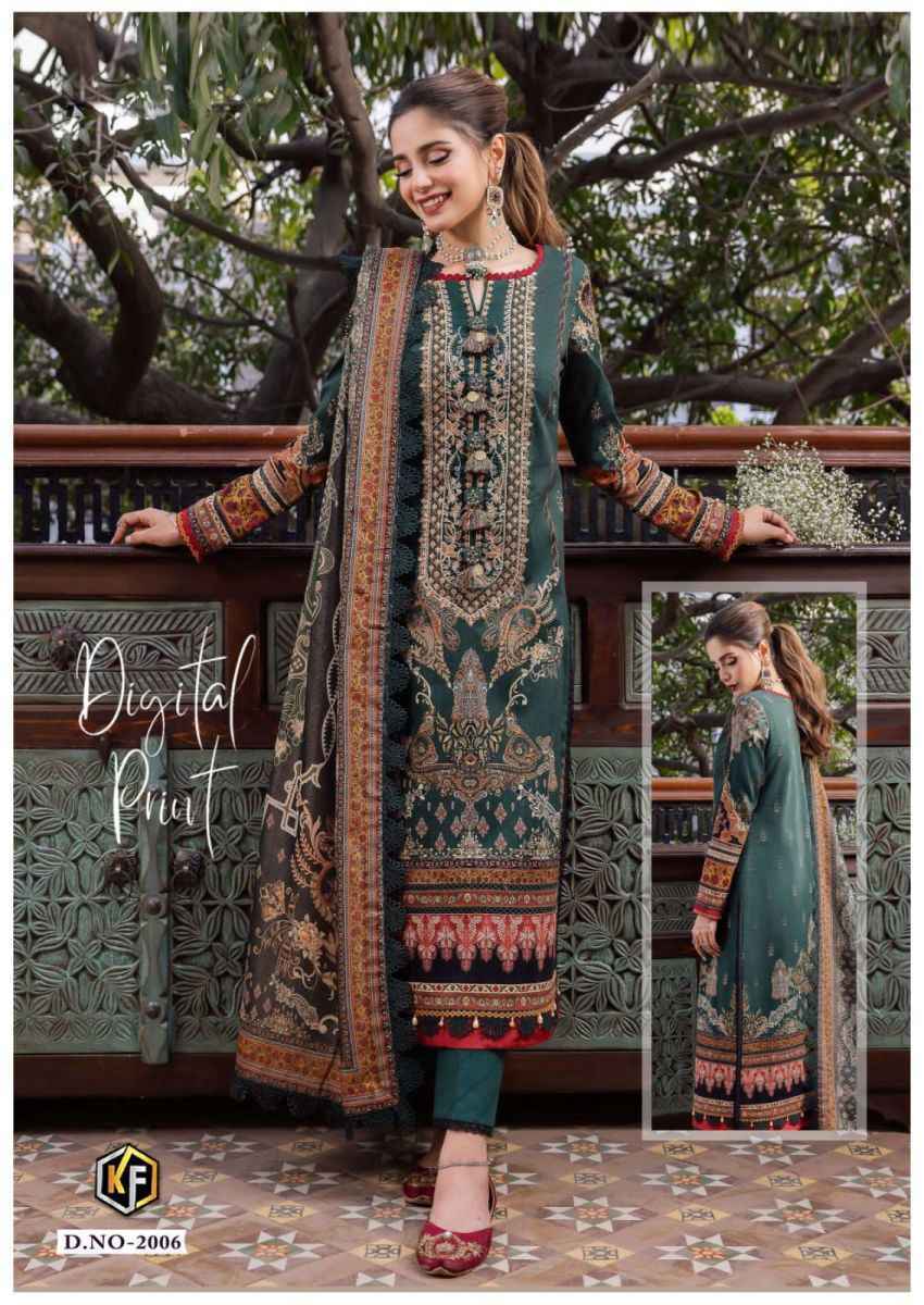 Keval Fab Soha Nazir Luxury Vol 2 Cotton Dress Material 6 pcs Catalogue