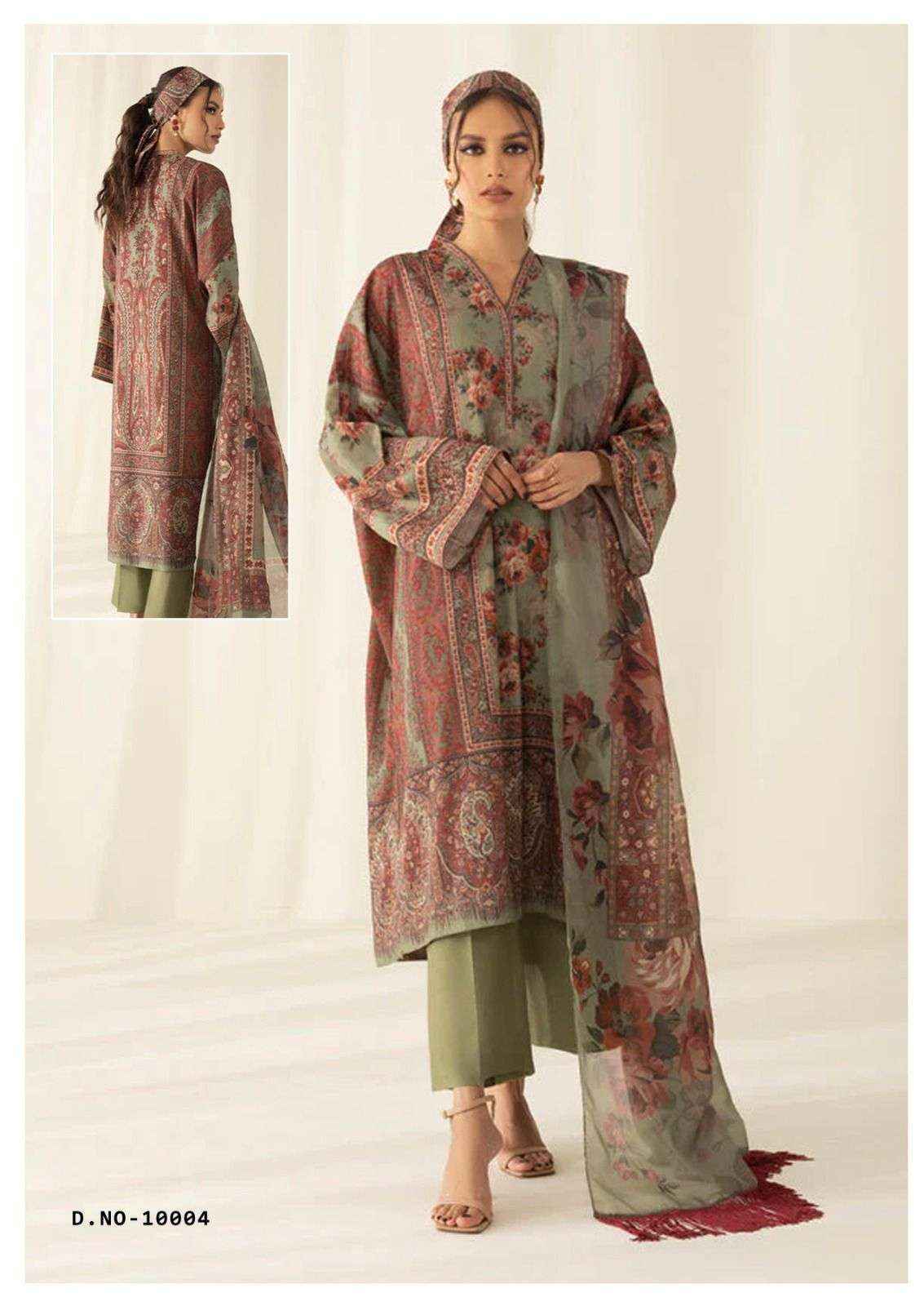 Keval Fab Zara Ali Firdous Vol 10 Readymade Cotton Dress 6 pcs Catalogue