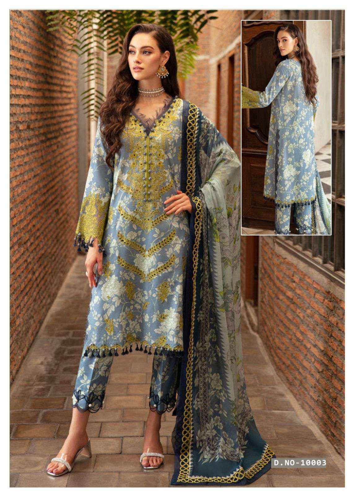 Keval Fab Zara Ali Firdous Vol 10 Readymade Cotton Dress 6 pcs Catalogue