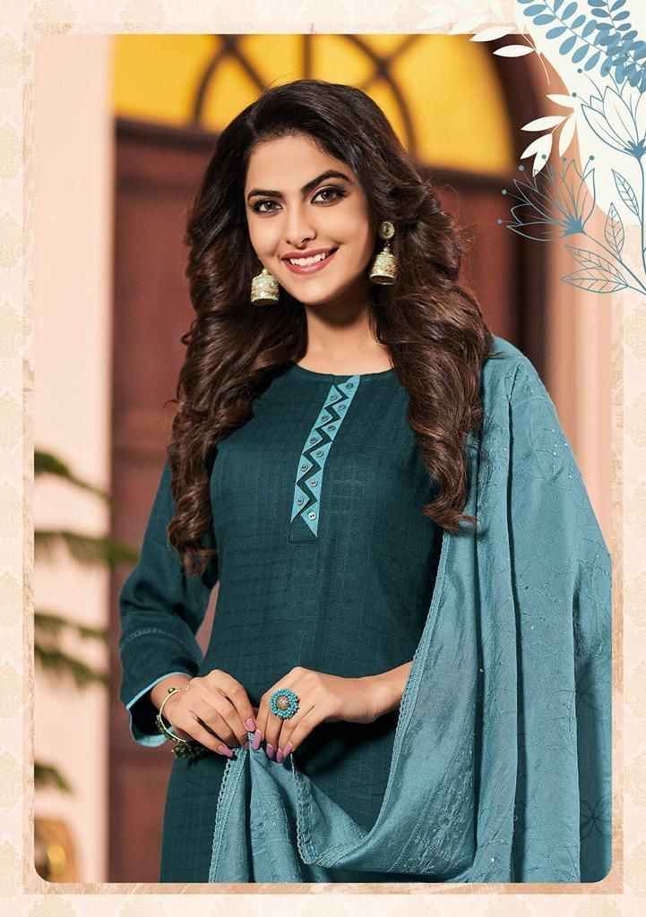 Ladies Flavour Shehnaz Vol 4 Rayon Kurti Combo 4 pcs Catalogue