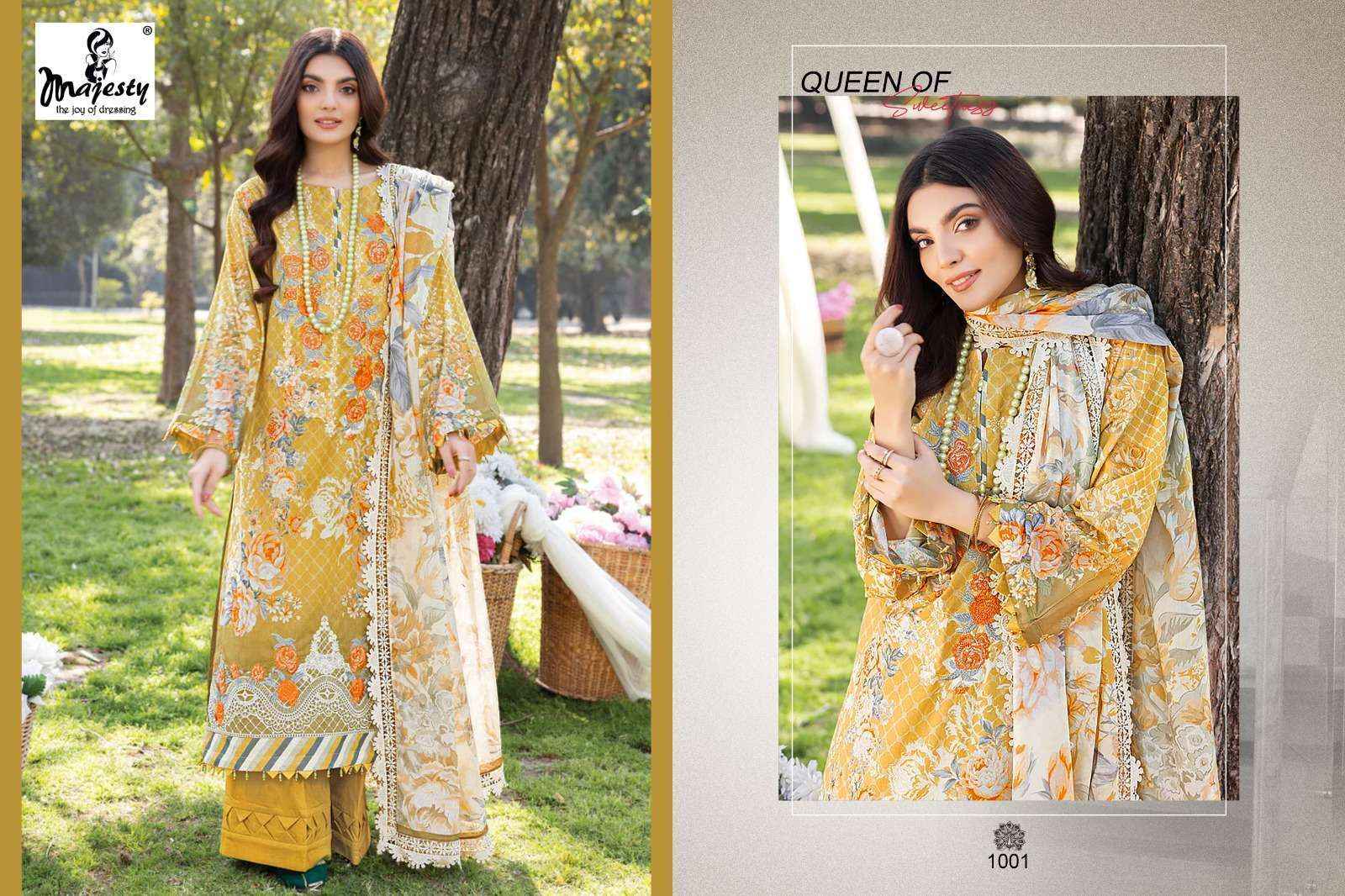 Majesty Firdous Vol 7 Cotton Dress Material 8 pcs Catalogue