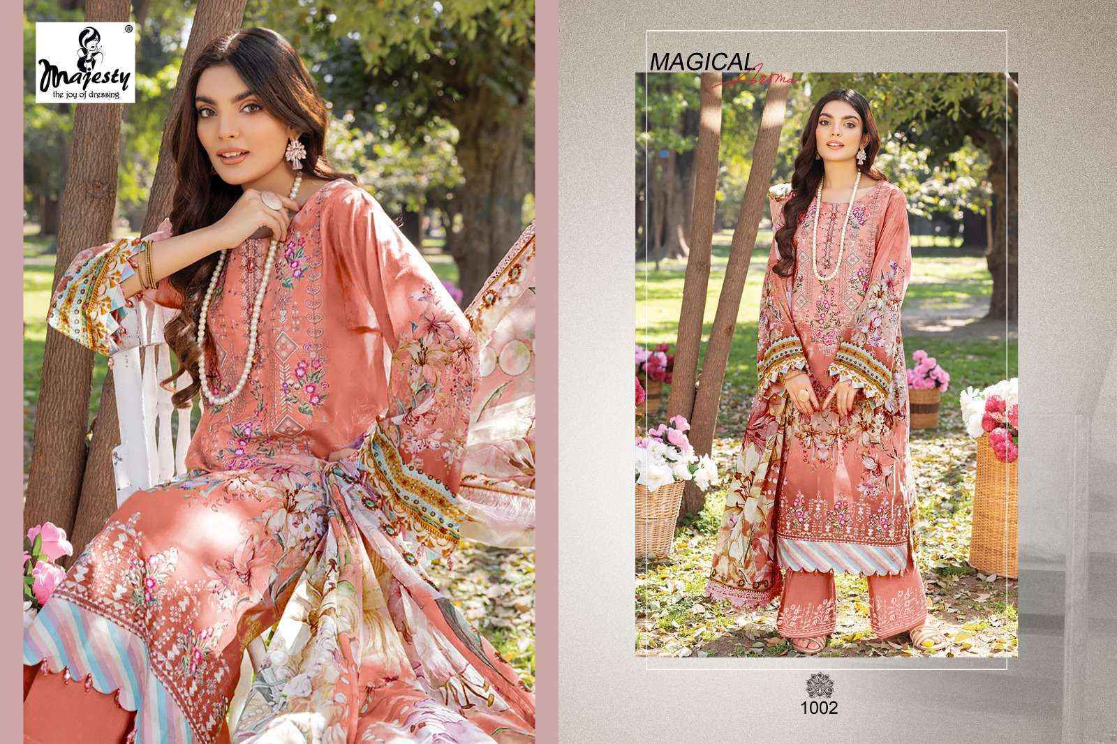 Majesty Firdous Vol 7 Cotton Dress Material 8 pcs Catalogue