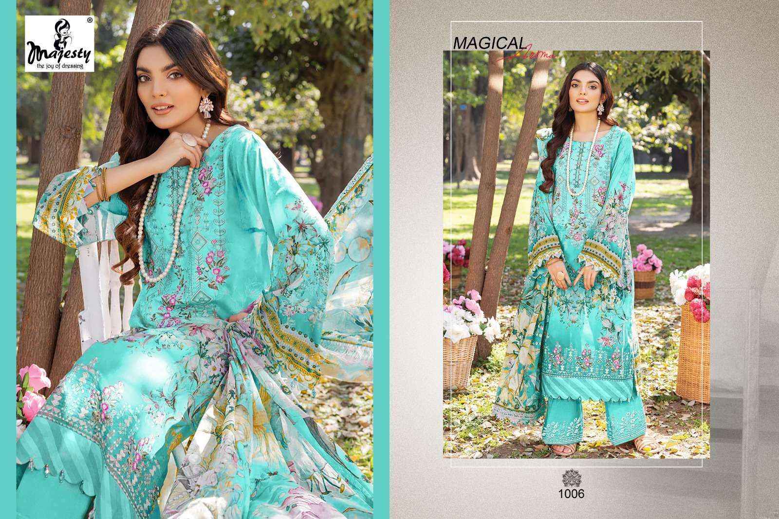 Majesty Firdous Vol 7 Cotton Dress Material 8 pcs Catalogue