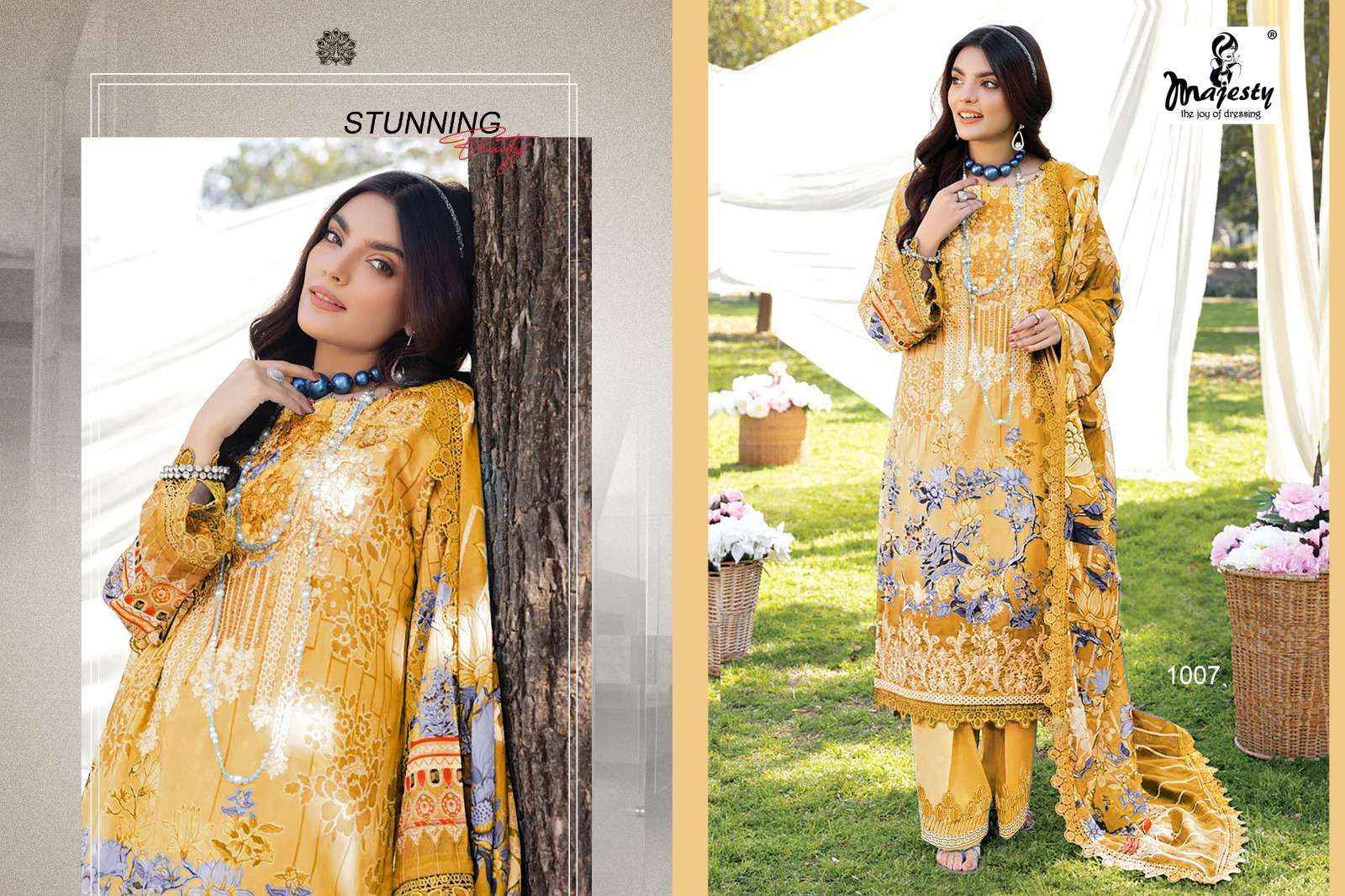 Majesty Firdous Vol 7 Cotton Dress Material 8 pcs Catalogue