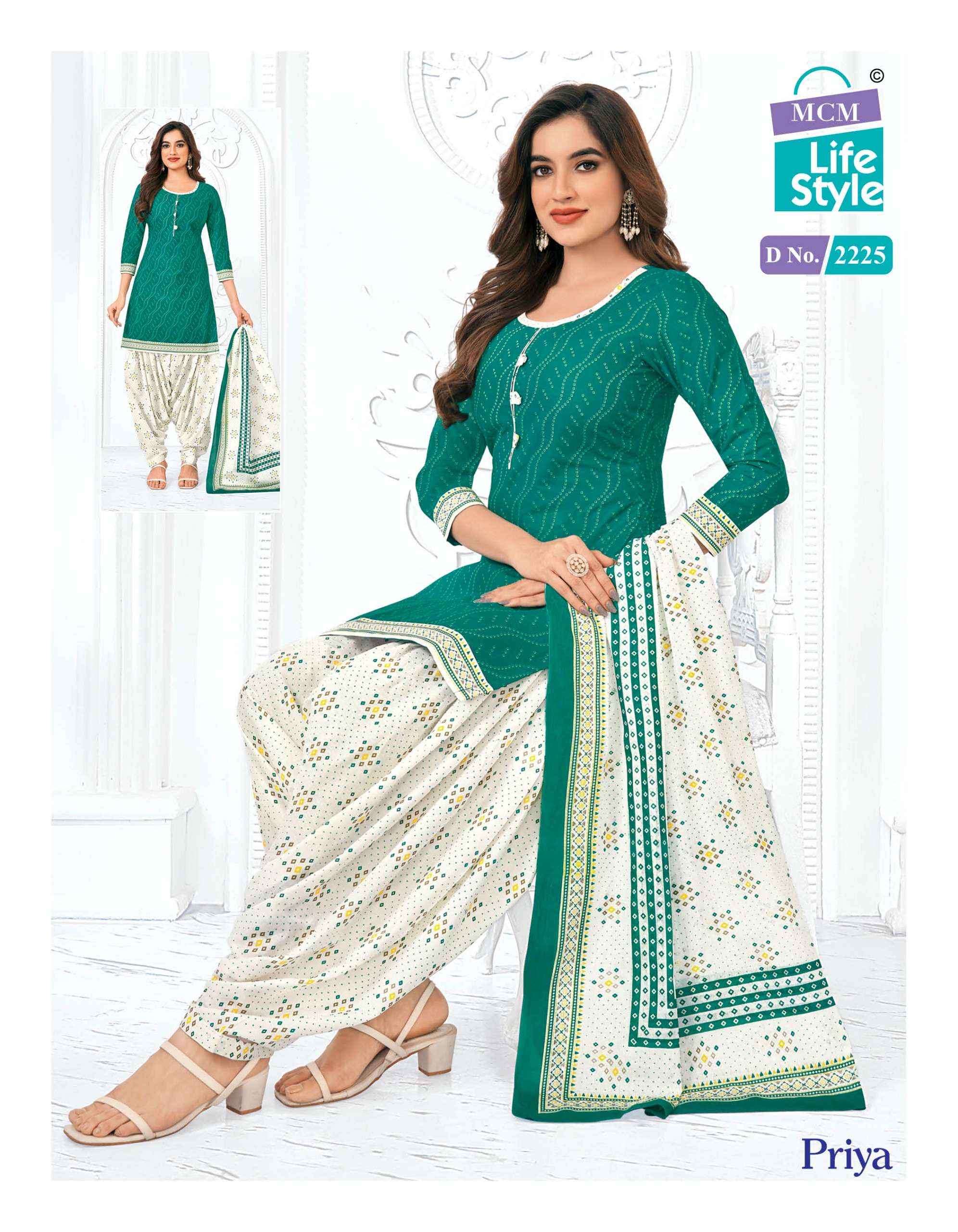 MCM Lifestyle Priya Vol 22 Cambric Cotton Dress Material 36 pcs Catalogue