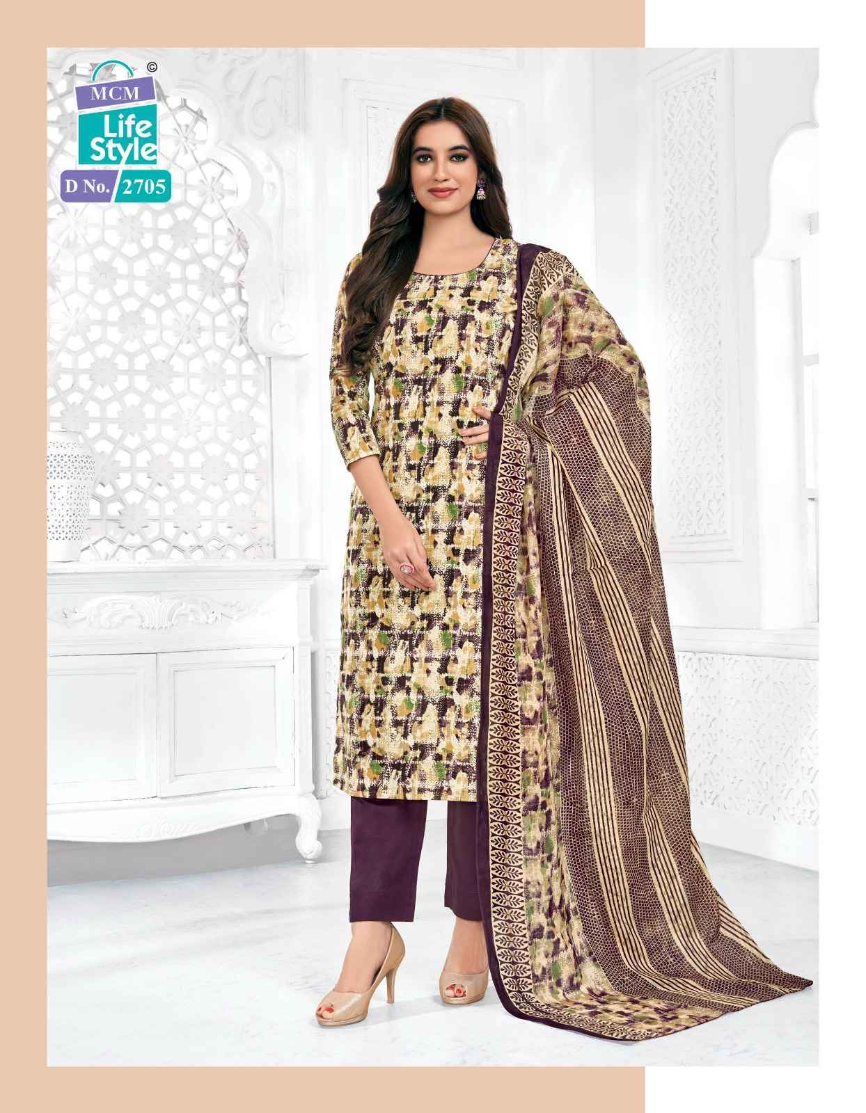 MCM Lifestyle Priyalaxmi Vol 27 Cotton Dress Material 24 pcs Catalogue