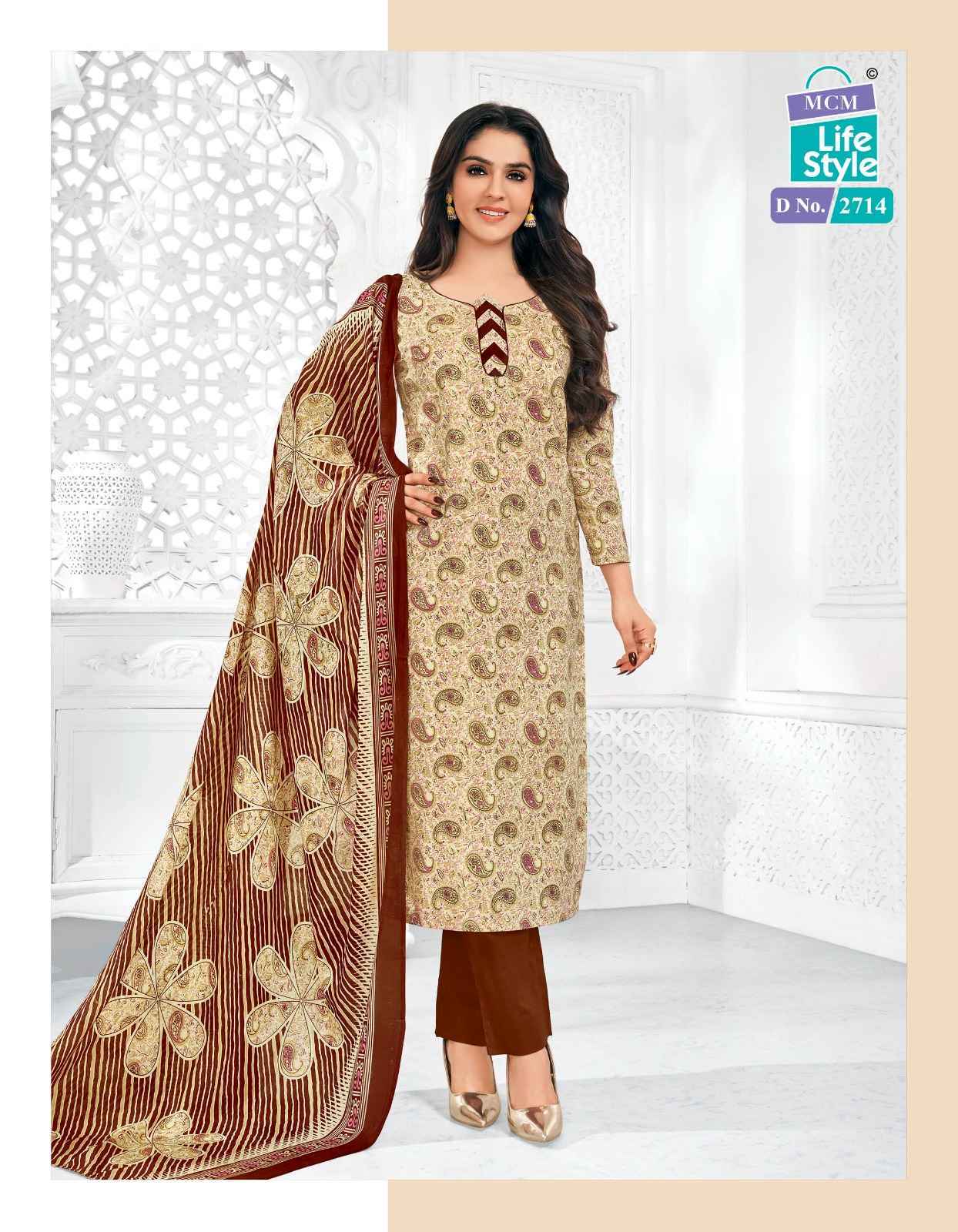 MCM Lifestyle Priyalaxmi Vol 27 Cotton Dress Material 24 pcs Catalogue