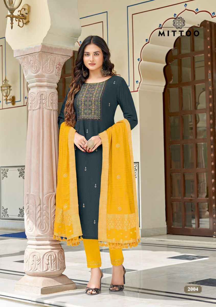 Mittoo Simayaa Viscose Kurti Combo 6 pcs Catalogue