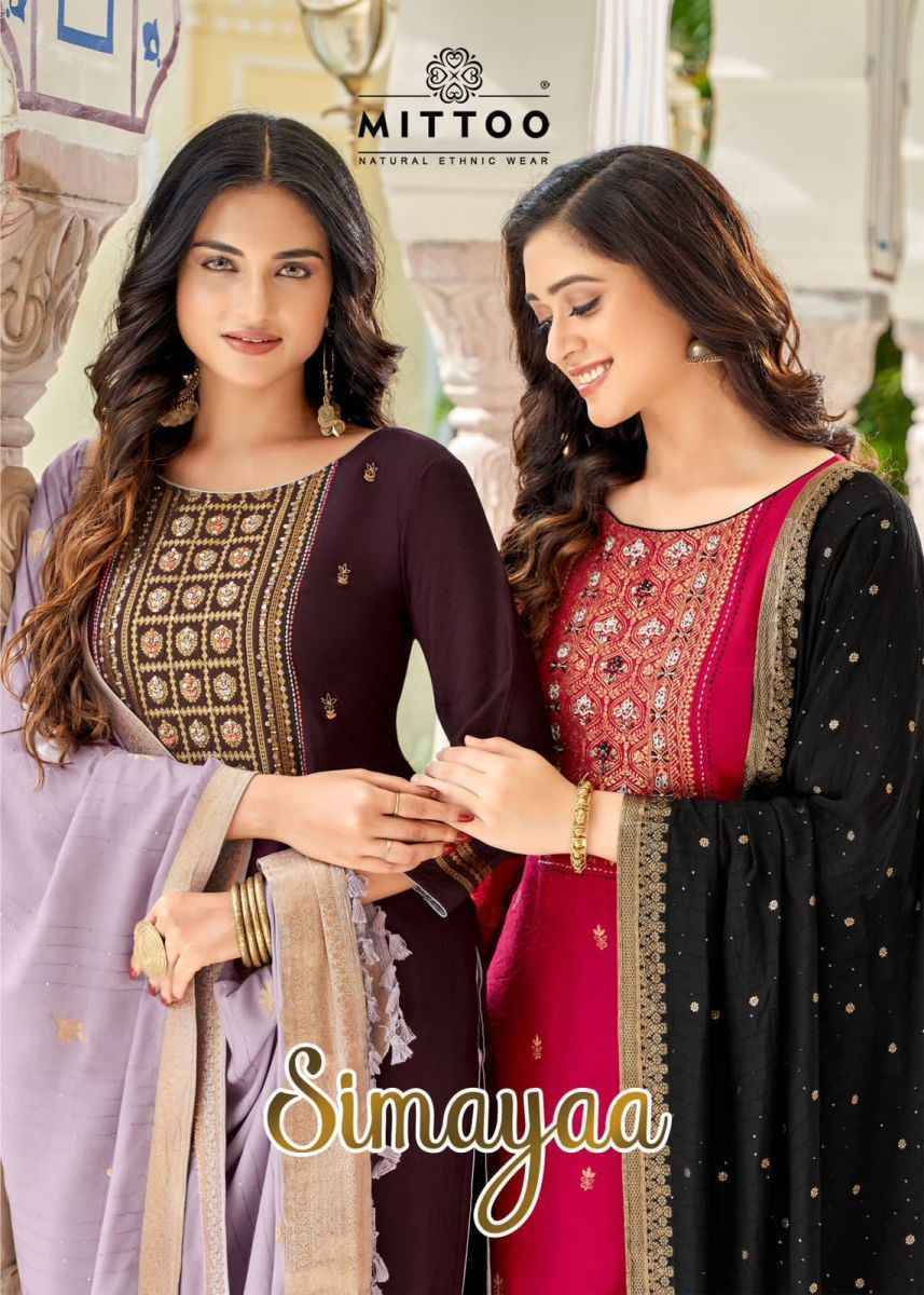 Mittoo Simayaa Viscose Kurti Combo 6 pcs Catalogue