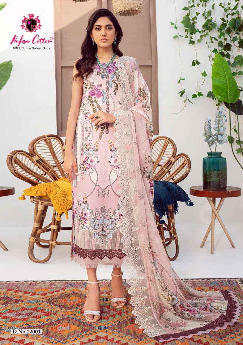 Nafisa Cotton Sahil Designer Cotton Collection Vol 12 Readymade Cotton Dress 10 pcs Catalogue