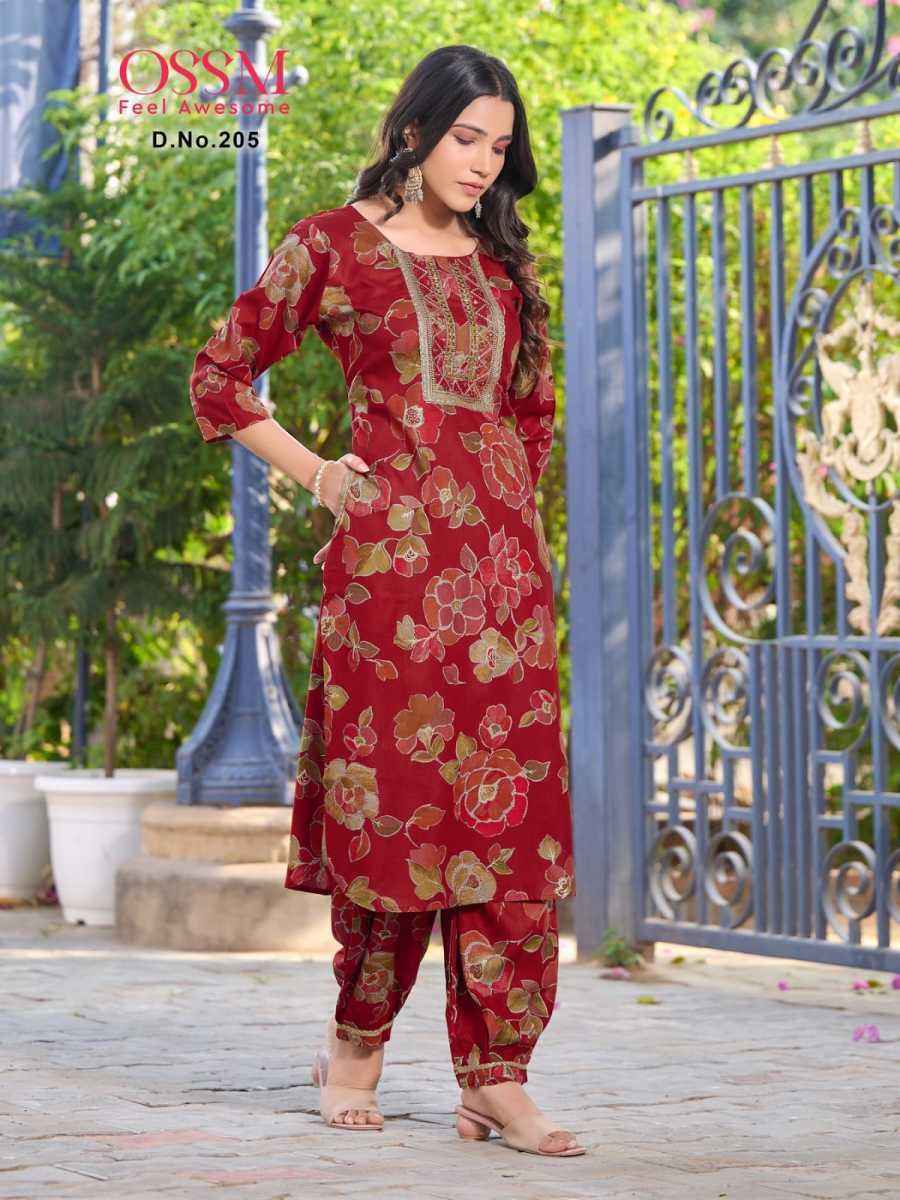 Ossm Maahi Vol 2 Rayon Kurti With Pant 6 pcs Catalogue