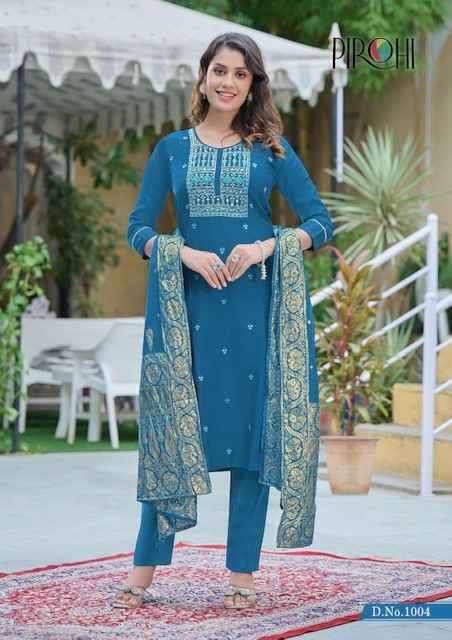 Pirohi Mahiye Viscose Kurti Combo 4 pcs Catalogue