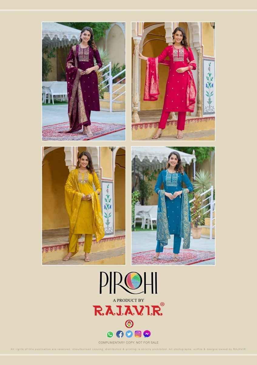 Pirohi Mahiye Viscose Kurti Combo 4 pcs Catalogue