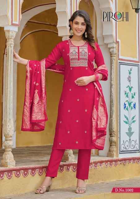 Pirohi Mahiye Viscose Kurti Combo 4 pcs Catalogue