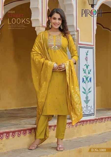 Pirohi Mahiye Viscose Kurti Combo 4 pcs Catalogue