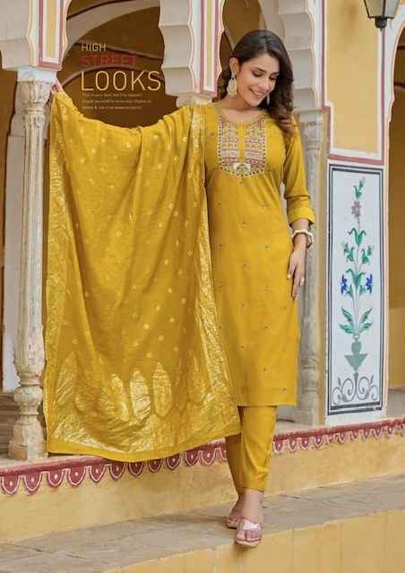 Pirohi Mahiye Viscose Kurti Combo 4 pcs Catalogue