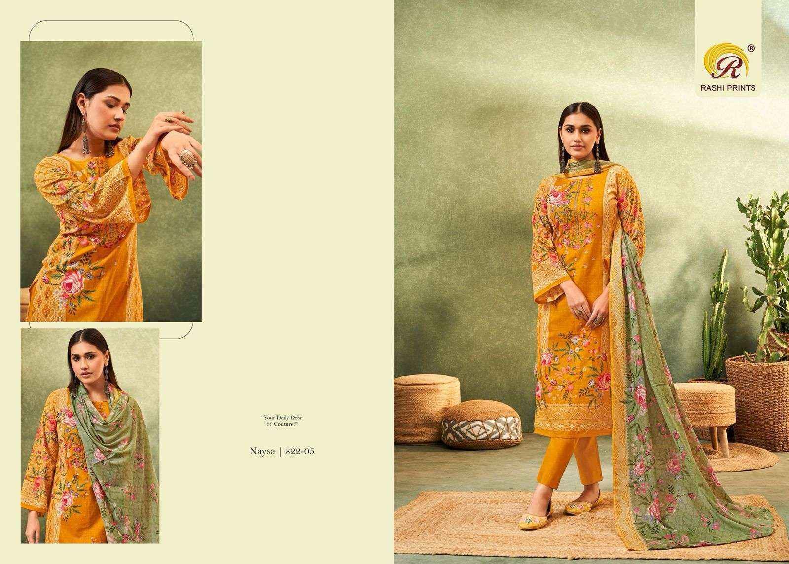 Rashi Prints Naysa Vol 22 Cambric Cotton Dress Material 6 pcs Catalogue