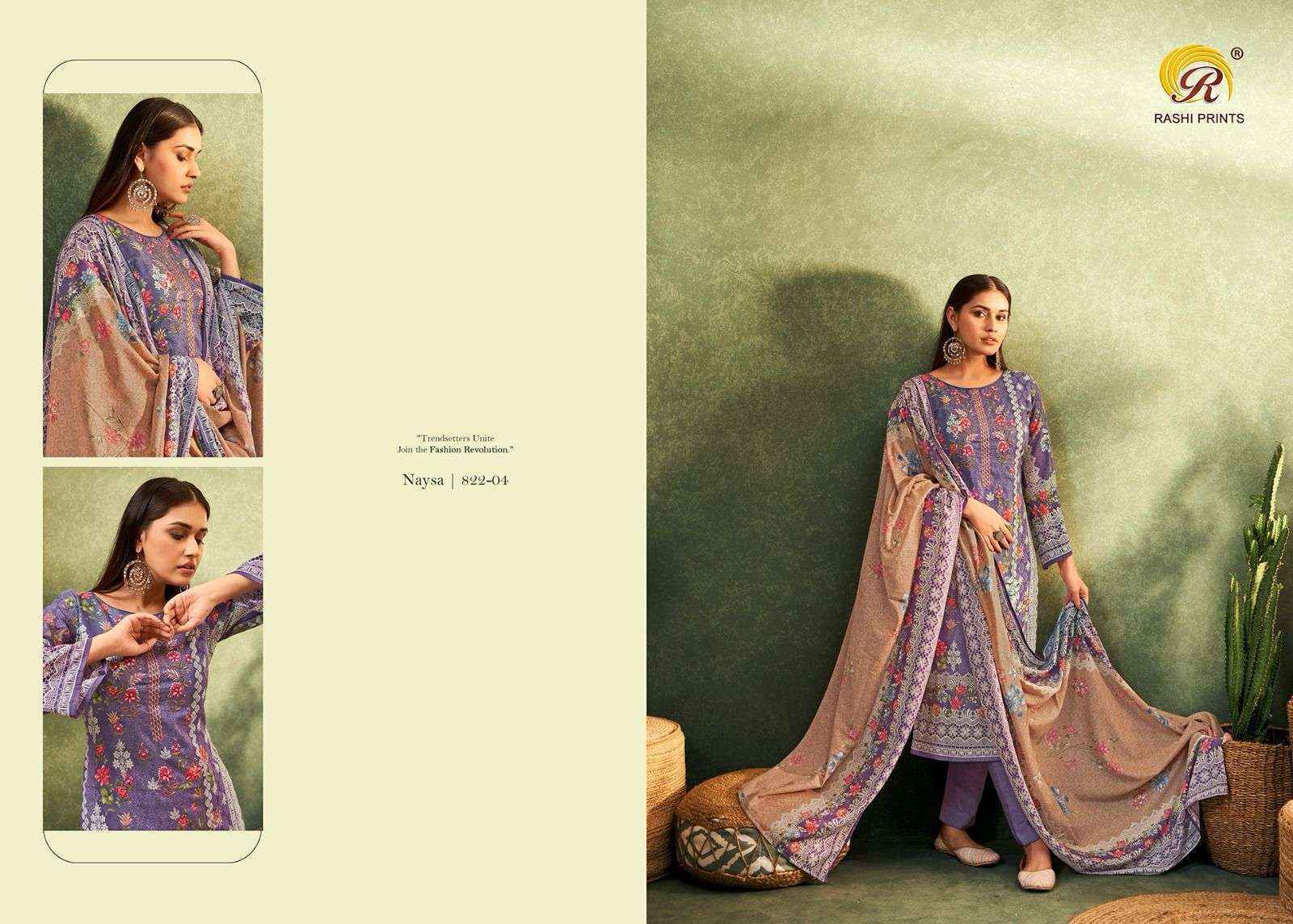 Rashi Prints Naysa Vol 22 Cambric Cotton Dress Material 6 pcs Catalogue